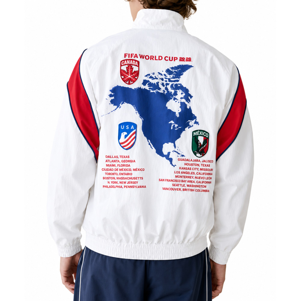  トラックジャケット USA FIFA ジャージ ホワイト M FIFA World Cup 2026 White Jacket | America Suits